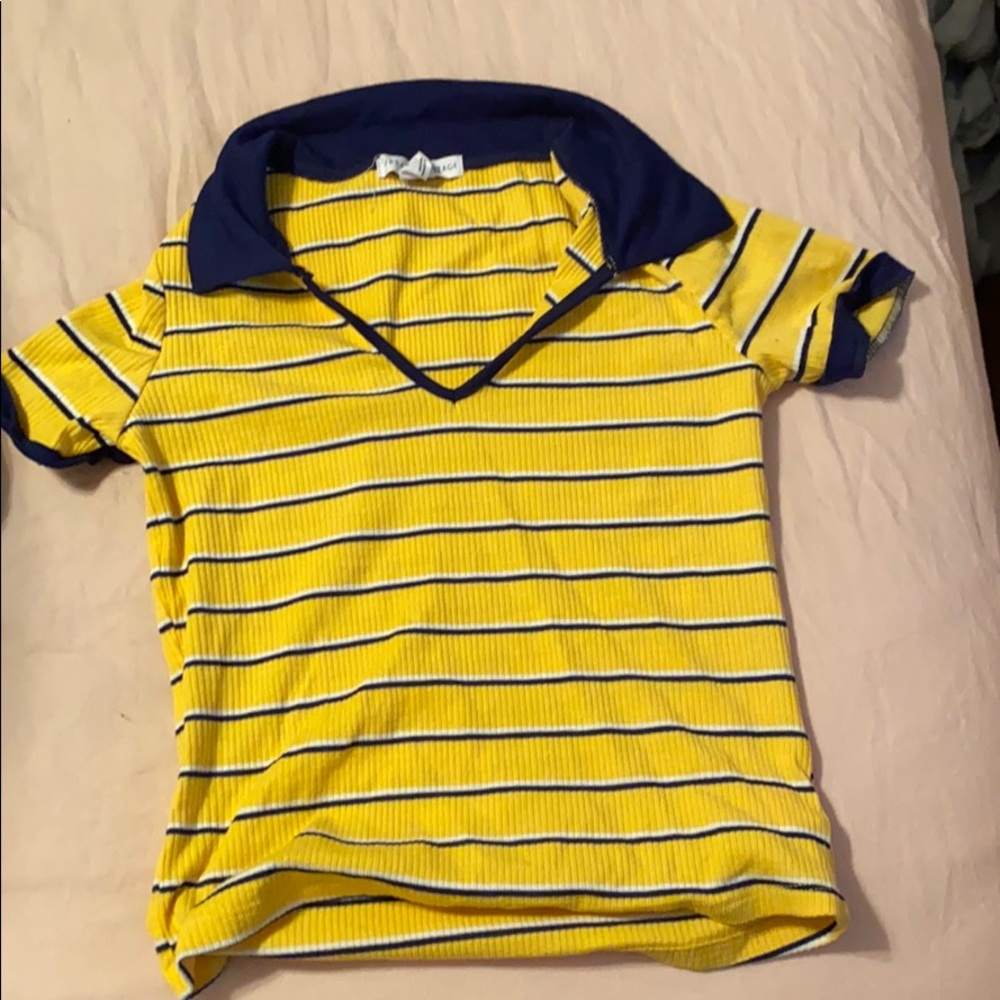 Yellow Collared Shirt